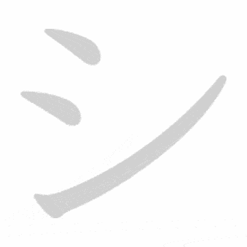 Katakana stroke order GIF し(shi)
